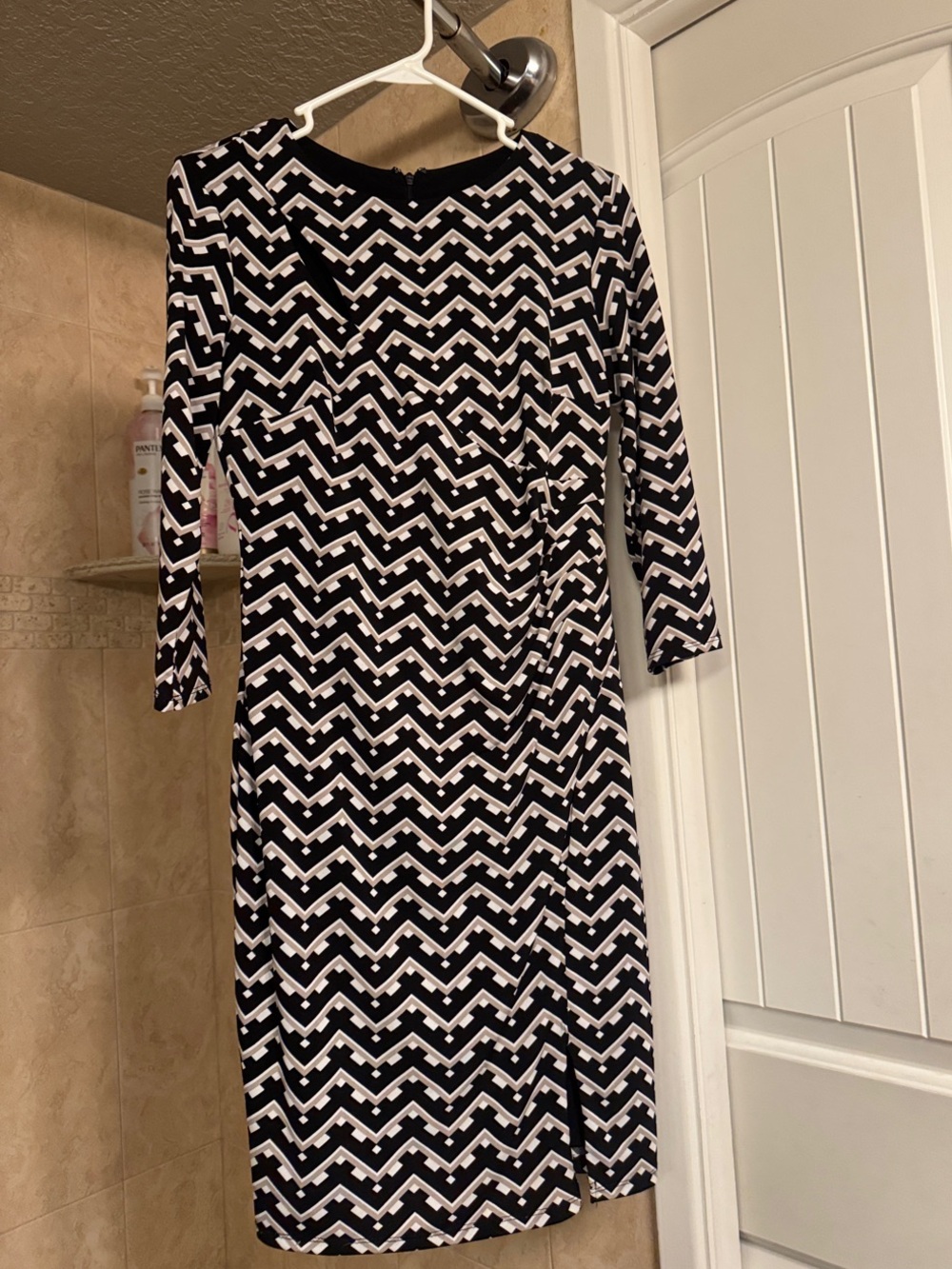 INC Women’s Chevron Midi Dress Petite Small
